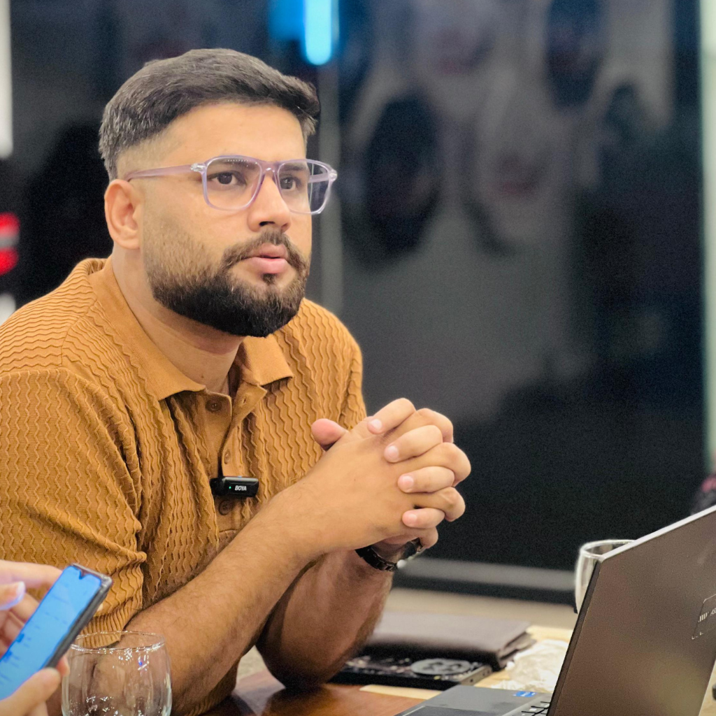 Portrait of Syed Sheraz Ali Shah, Listener and Counselor in Faisalabad